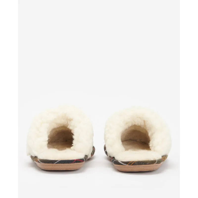 Barbour Ladies Lydia Mule Slipper - Camel Suede