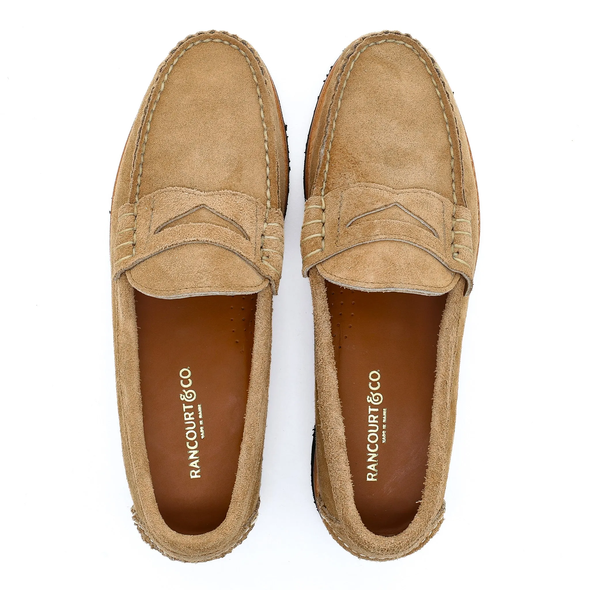 Beefroll Penny Loafers LH - Khaki Orion Fleshout
