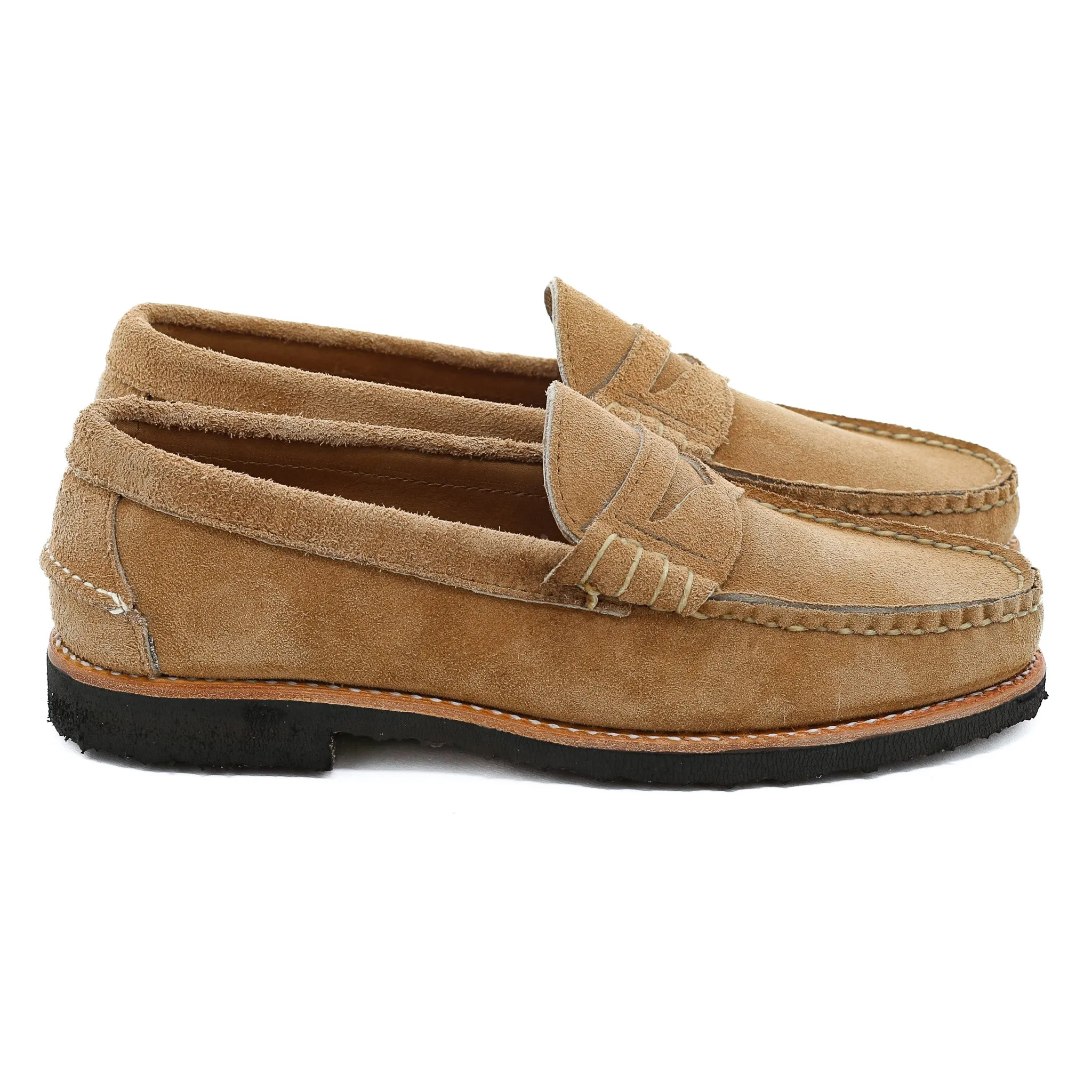 Beefroll Penny Loafers LH - Khaki Orion Fleshout