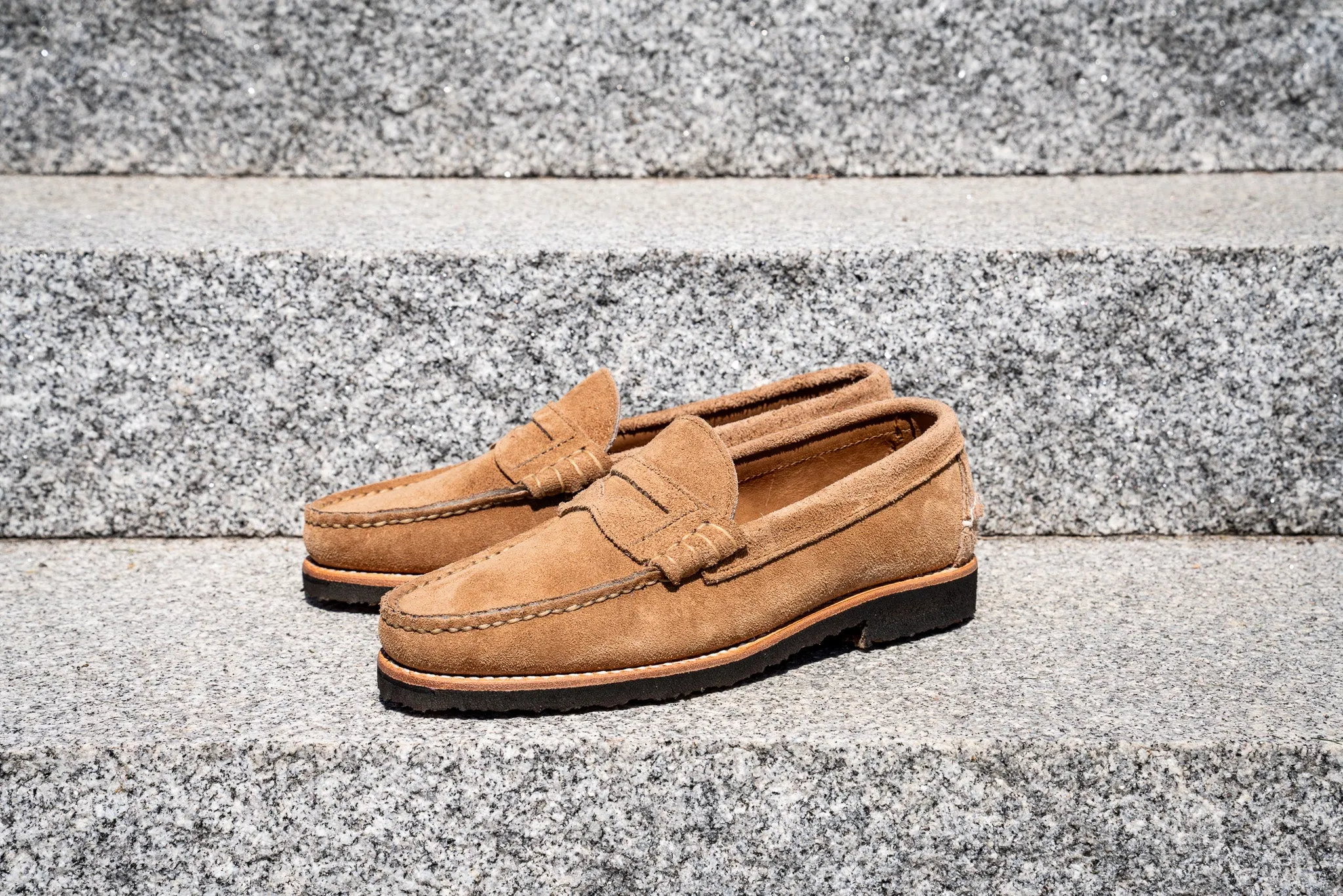 Beefroll Penny Loafers LH - Khaki Orion Fleshout