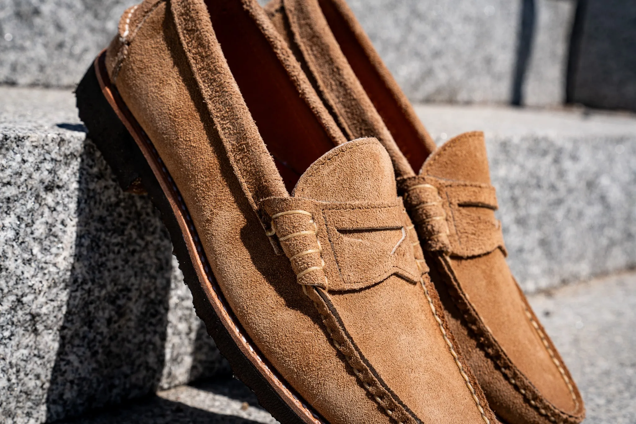 Beefroll Penny Loafers LH - Khaki Orion Fleshout