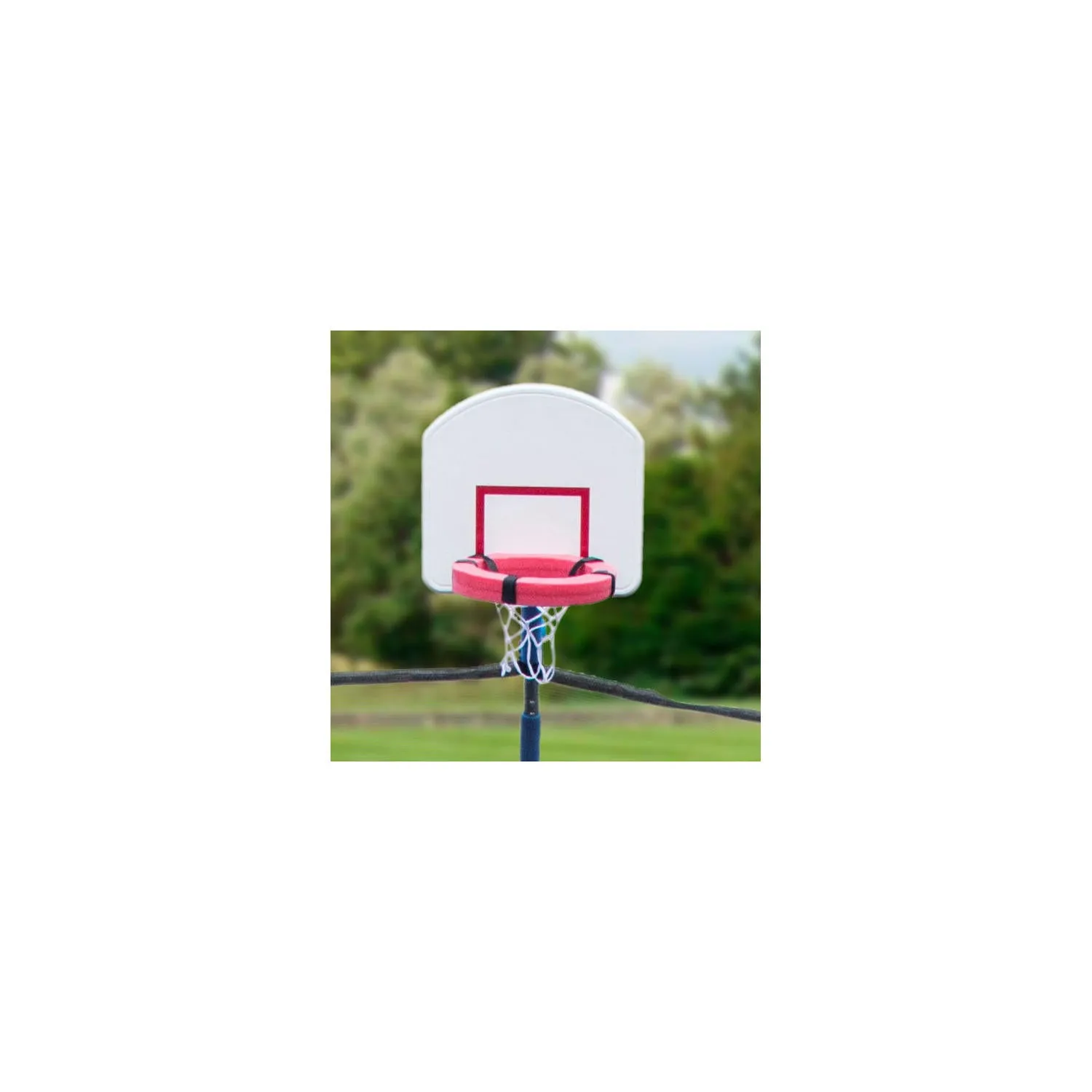 BouncePro 14' Trampoline with Safety Enclosure and Basketball System