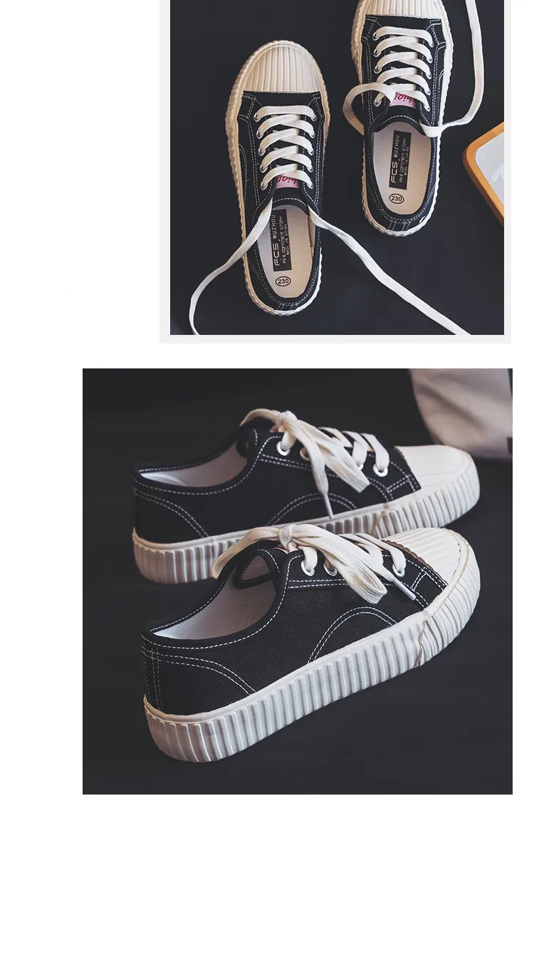 Canvas Biscuit Casual Sneakers
