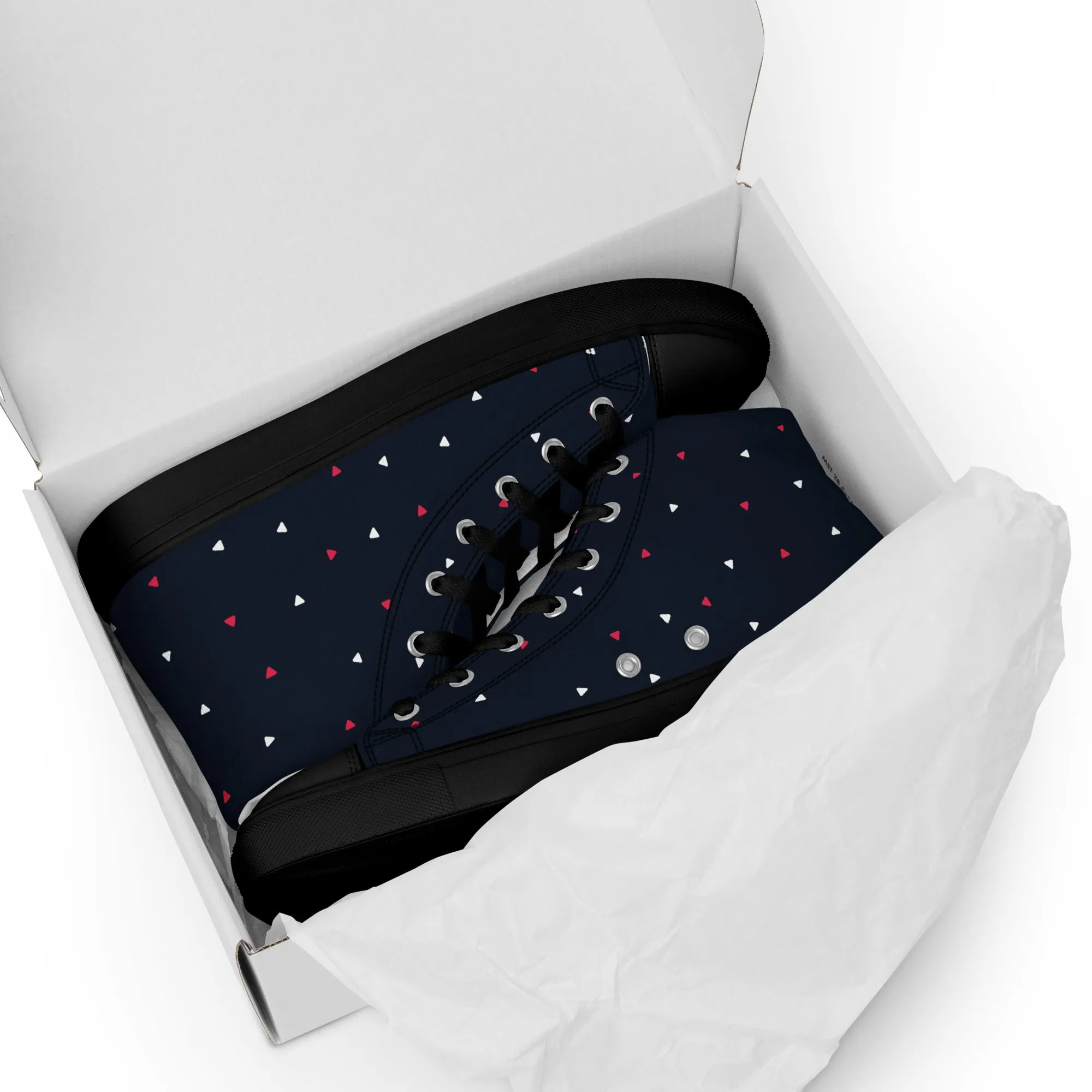 CELEBRATE GOOD TIMES Men’s High Top Canvas Shoes