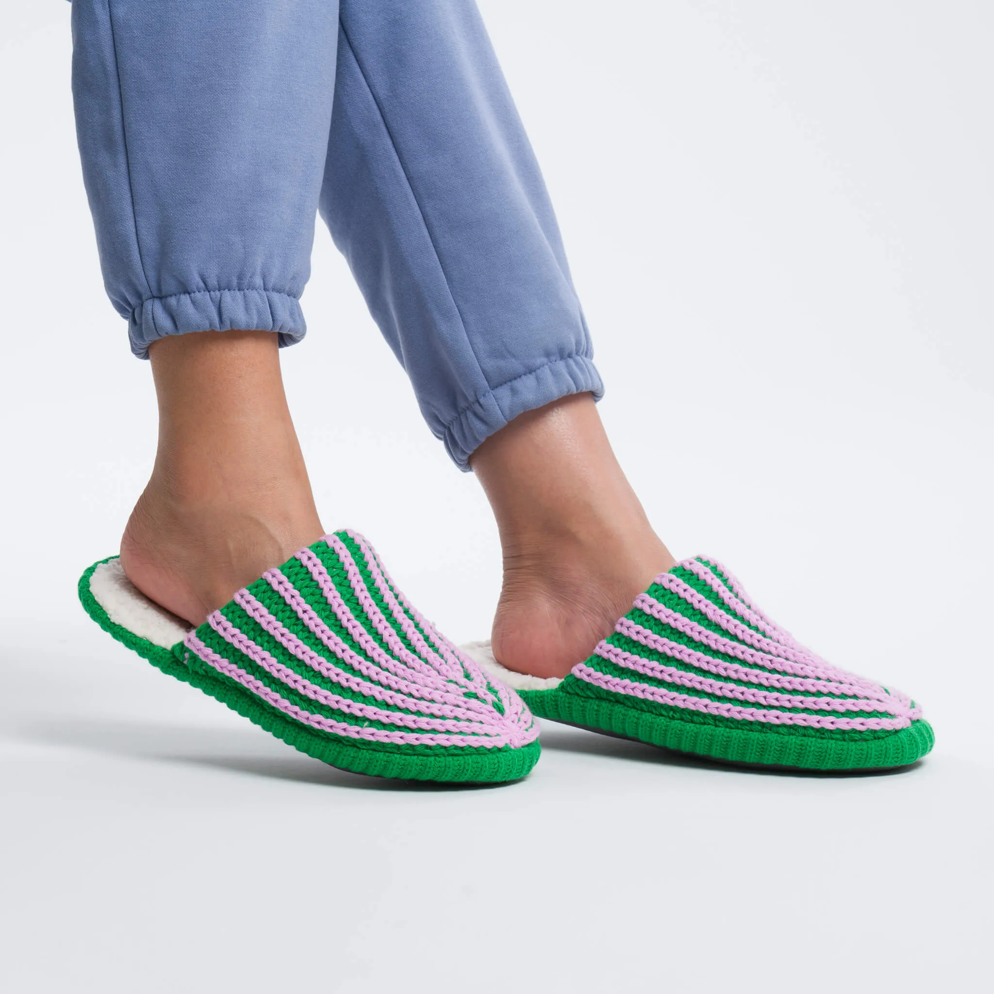 Chunky Rib Slide Slippers