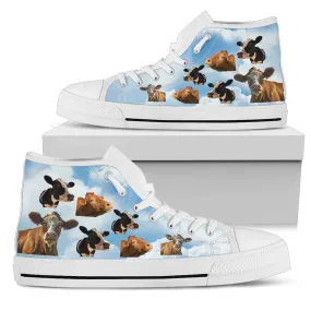 Cow Canvas Shoes