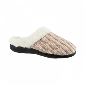 Isotoner Signature Women's Sweater Knit Hoodback Slippers