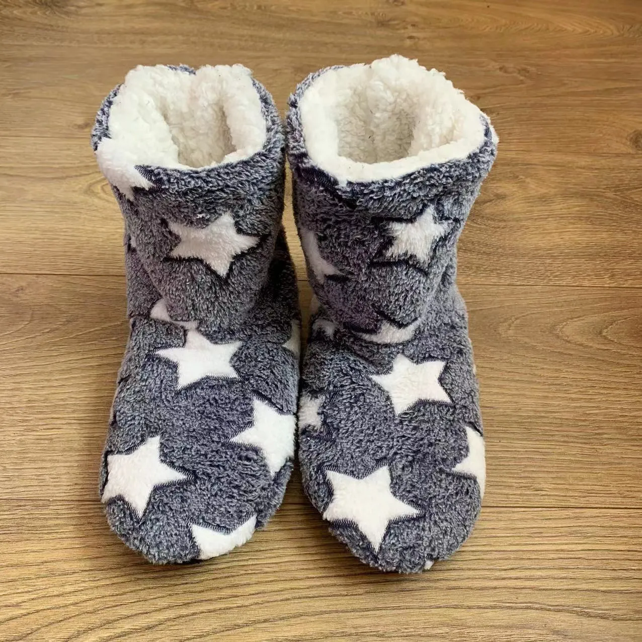 Ladies Slippers Boots Ankle Indoor Winter Shoes