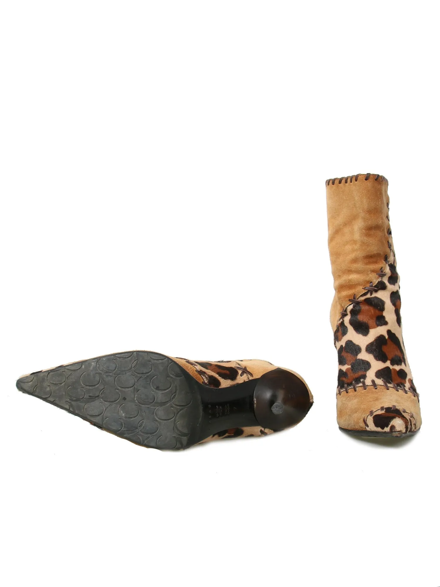 Leopard Booties