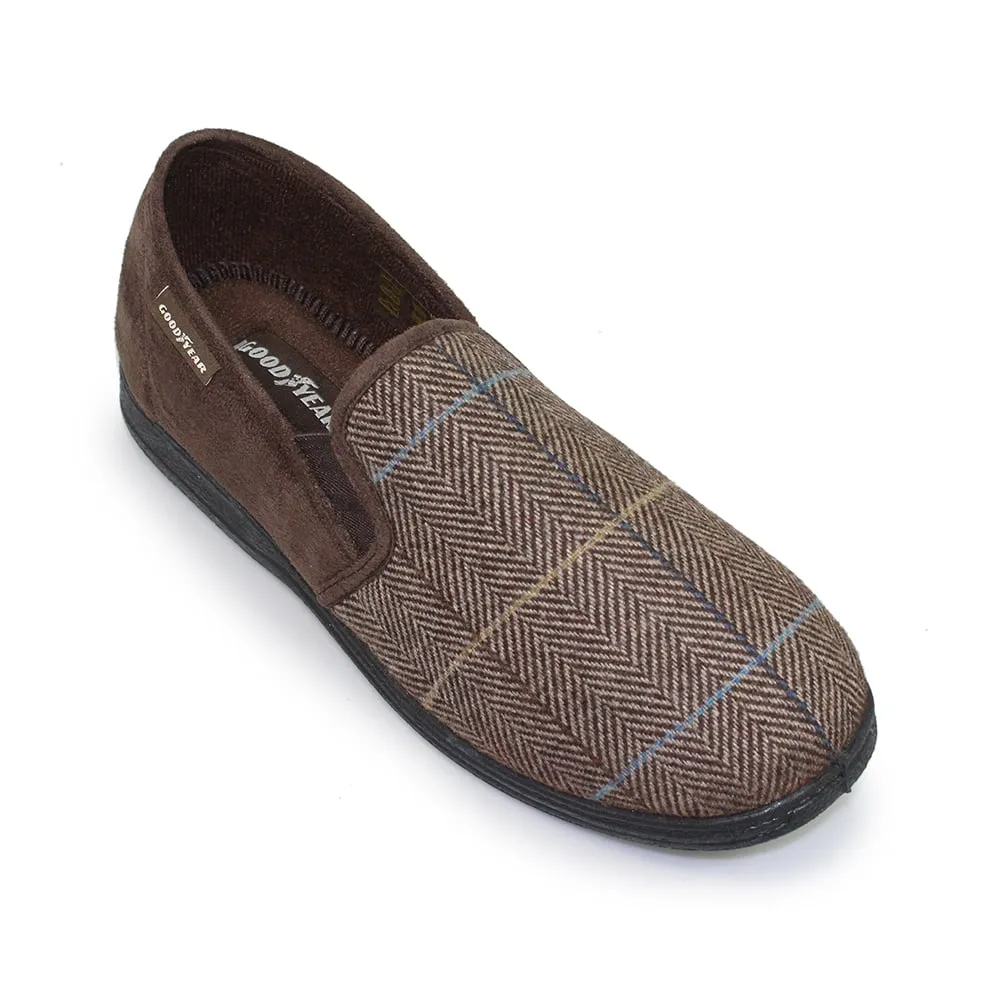 Lunar Slipper Men's Harrison BROWN Tweed