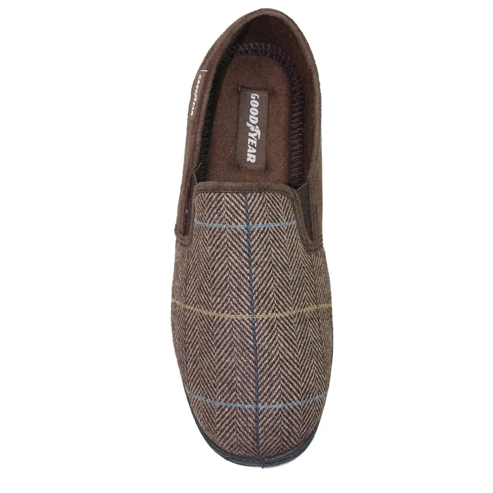 Lunar Slipper Men's Harrison BROWN Tweed