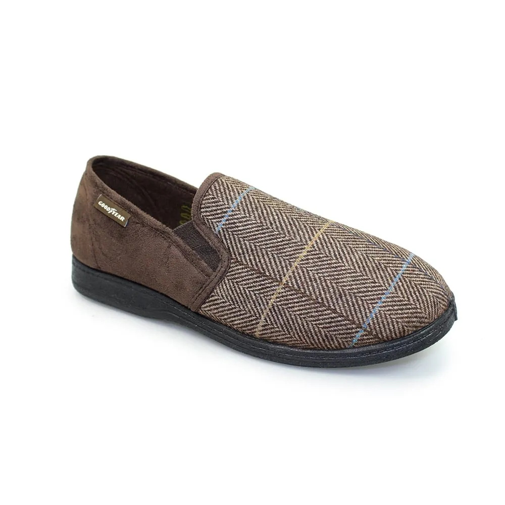 Lunar Slipper Men's Harrison BROWN Tweed