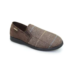 Lunar Slipper Men's Harrison BROWN Tweed
