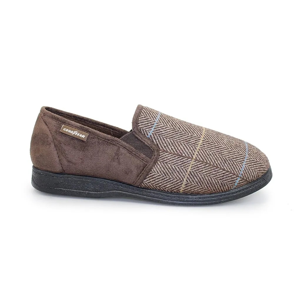 Lunar Slipper Men's Harrison BROWN Tweed
