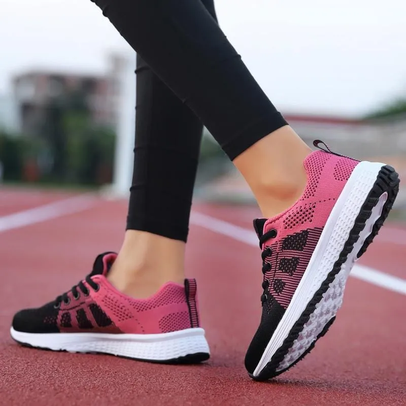 Mesh Pattern Sneakers: Fashion Casual