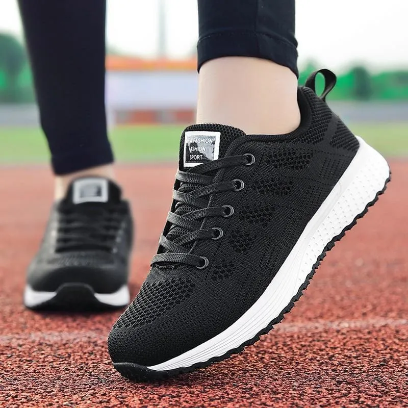 Mesh Pattern Sneakers: Fashion Casual