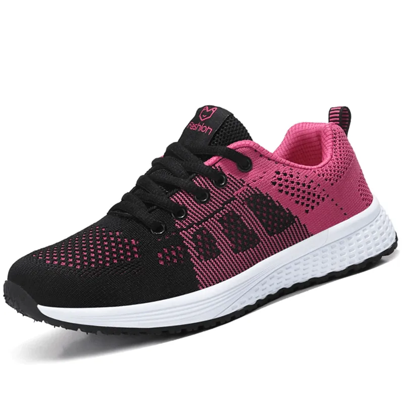 Mesh Pattern Sneakers: Fashion Casual