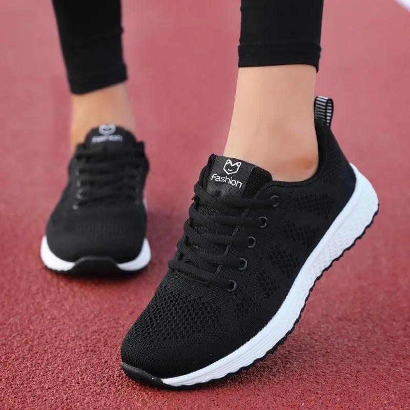 Mesh Pattern Sneakers: Fashion Casual