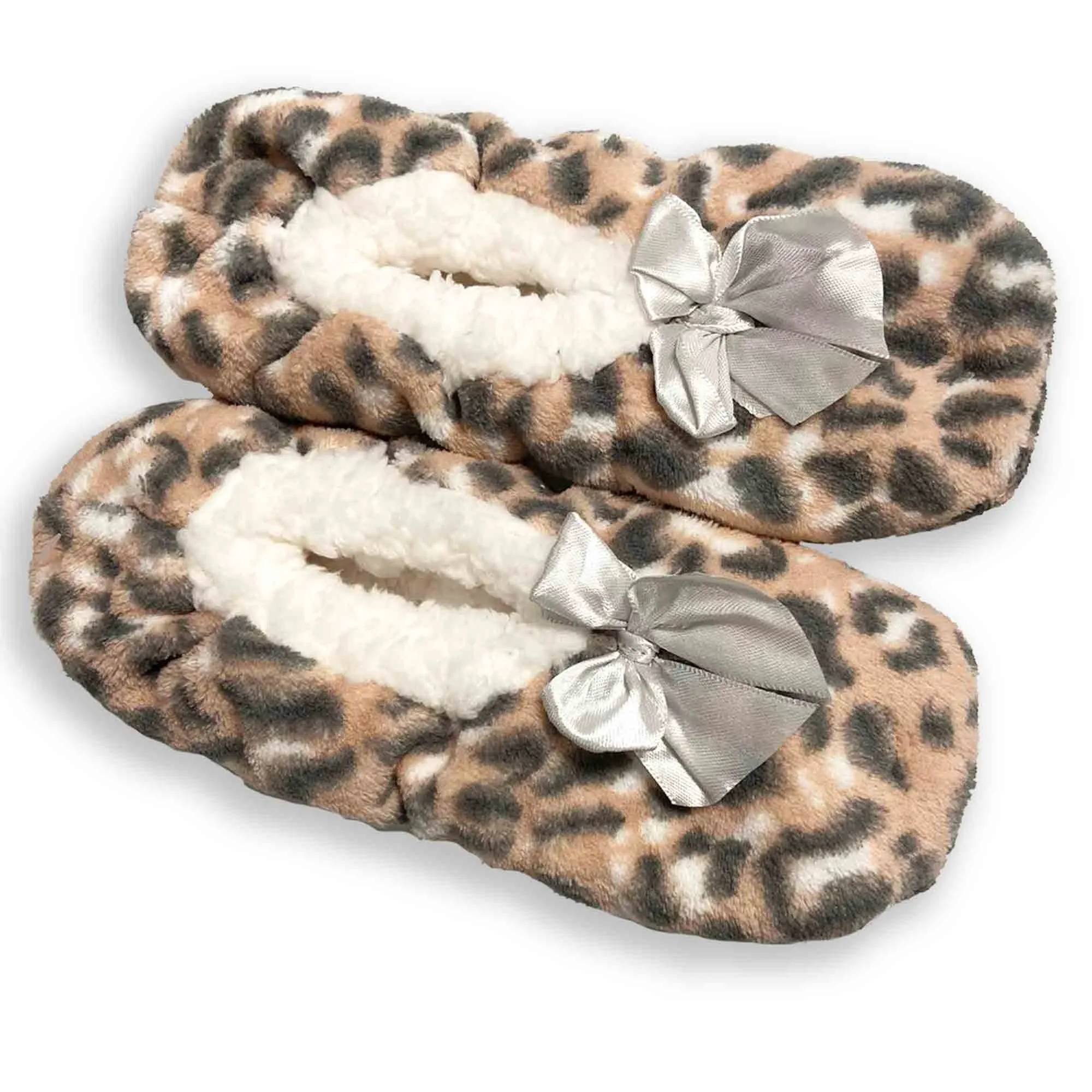 Neutral Animal Printed Non Slip Ballerina Slippers