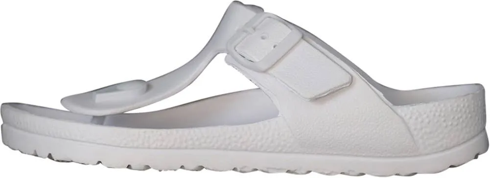 Norty Womens Flip Flop Clog White
