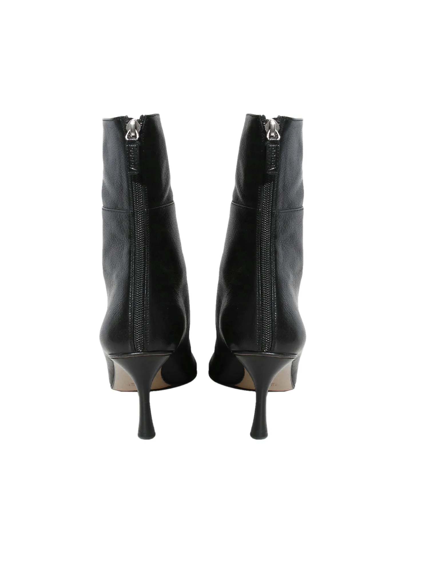 Pointed Leather Boots