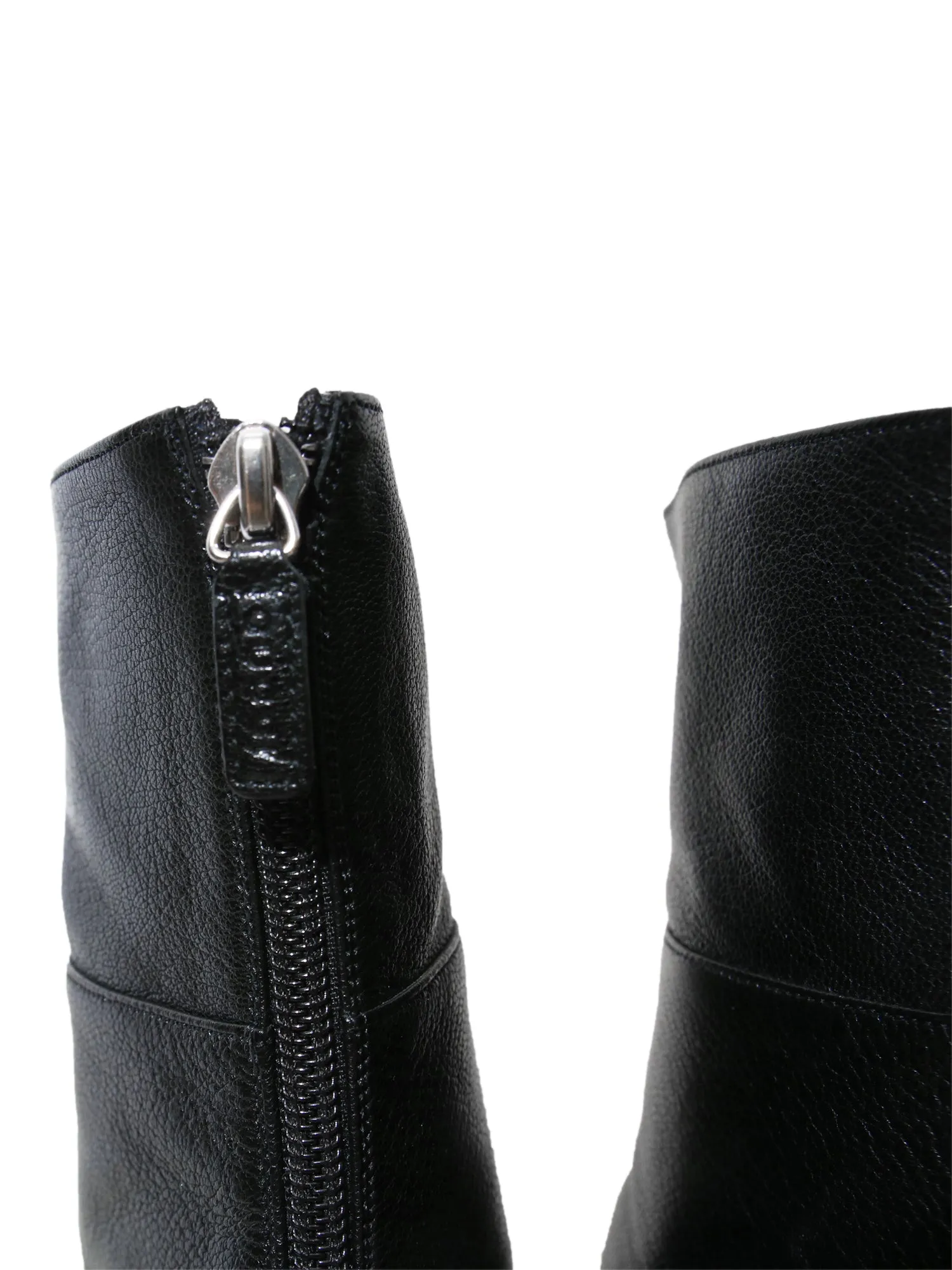 Pointed Leather Boots