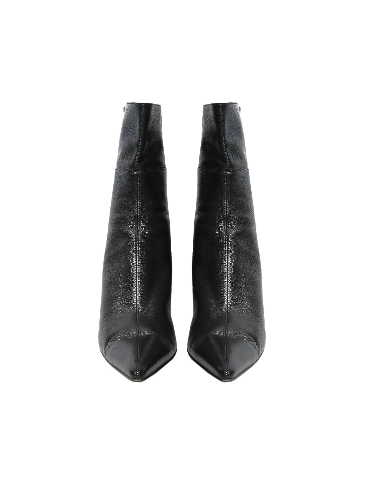 Pointed Leather Boots