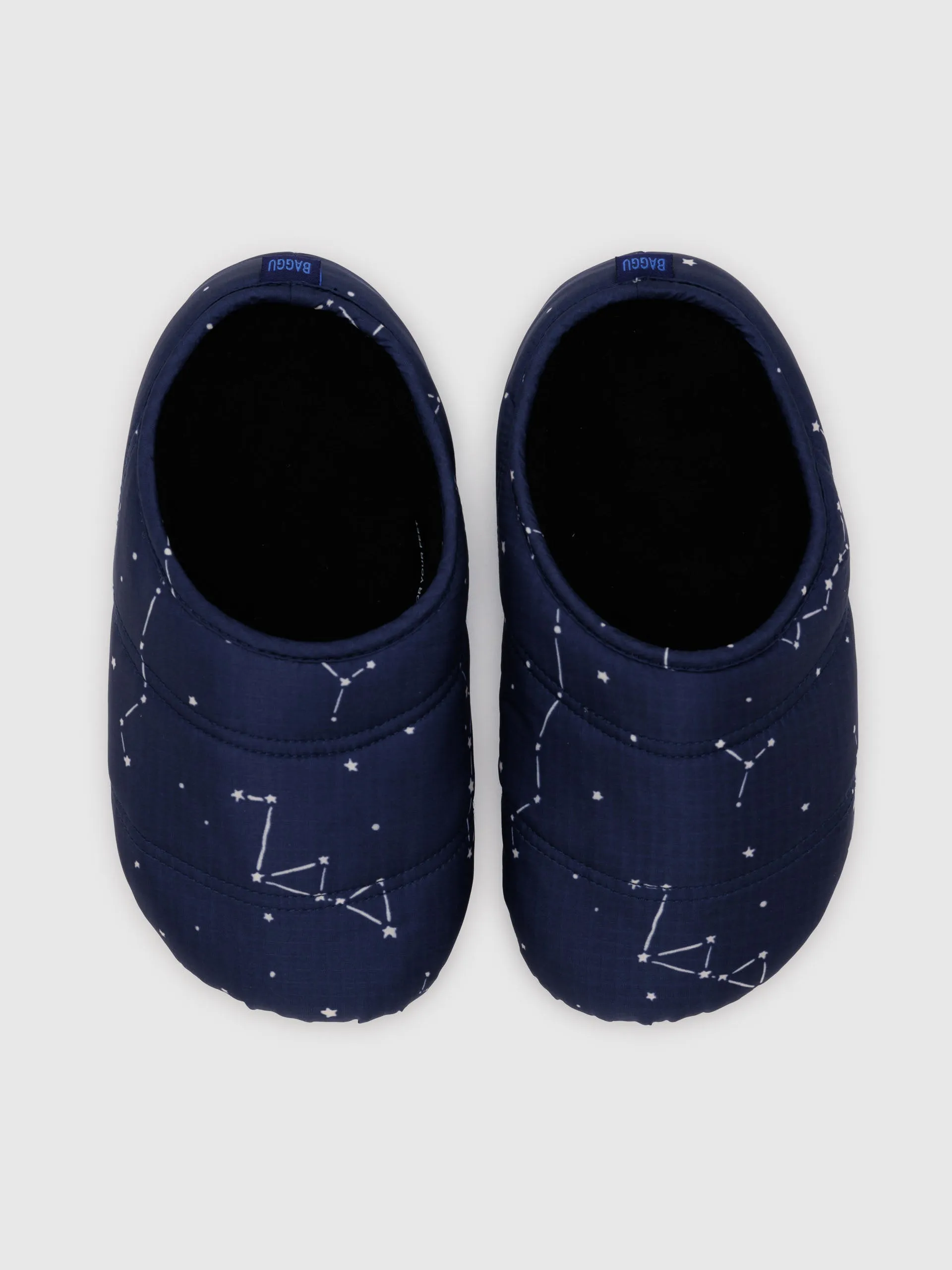 Puffy Slippers in Constellation Midnight