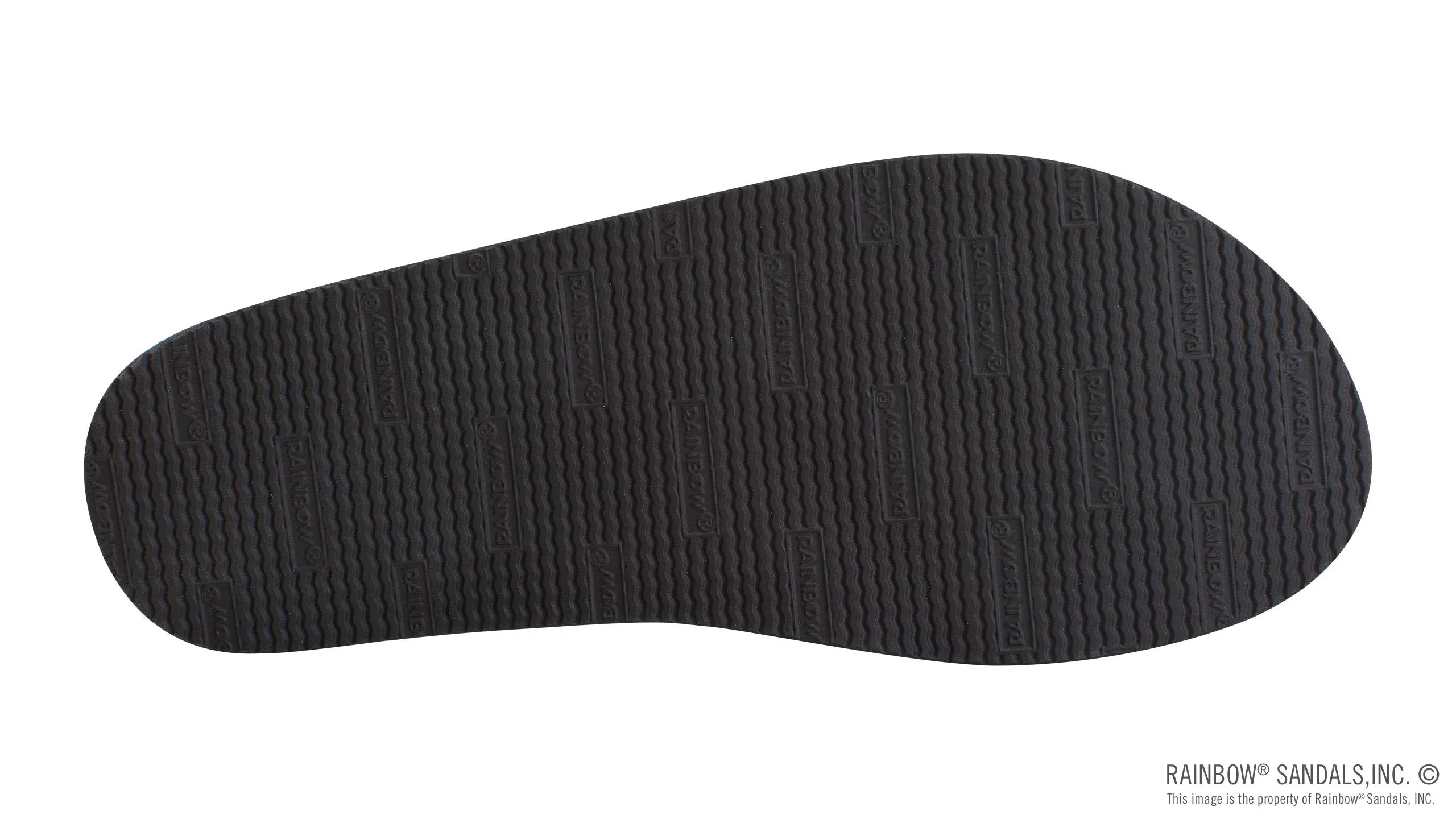 Rainbow Sandals Men's - Single Layer - 1" Strap - Navy