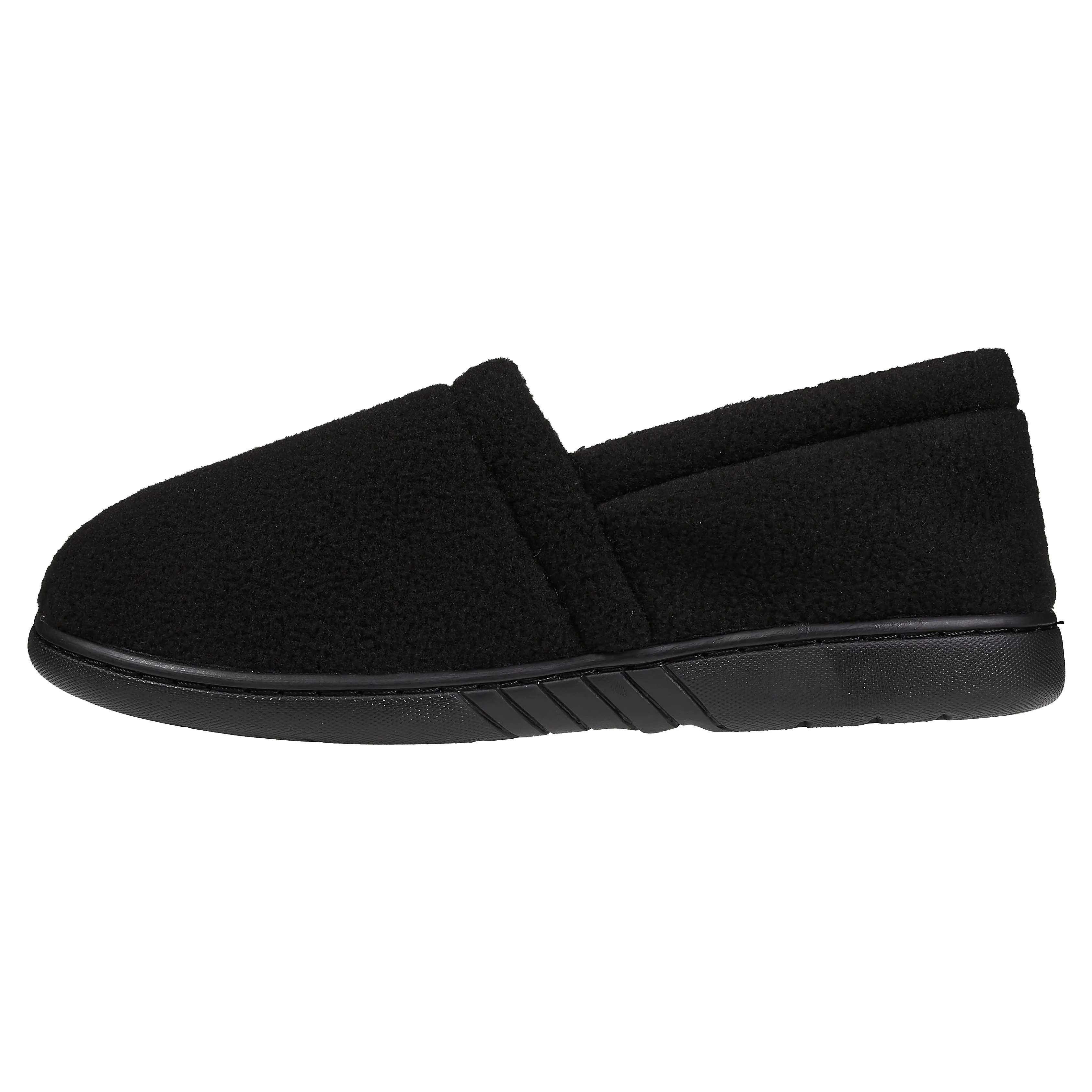 Skysole Kids Boys Fleece A-Line Slippers with Rugged Outsoles