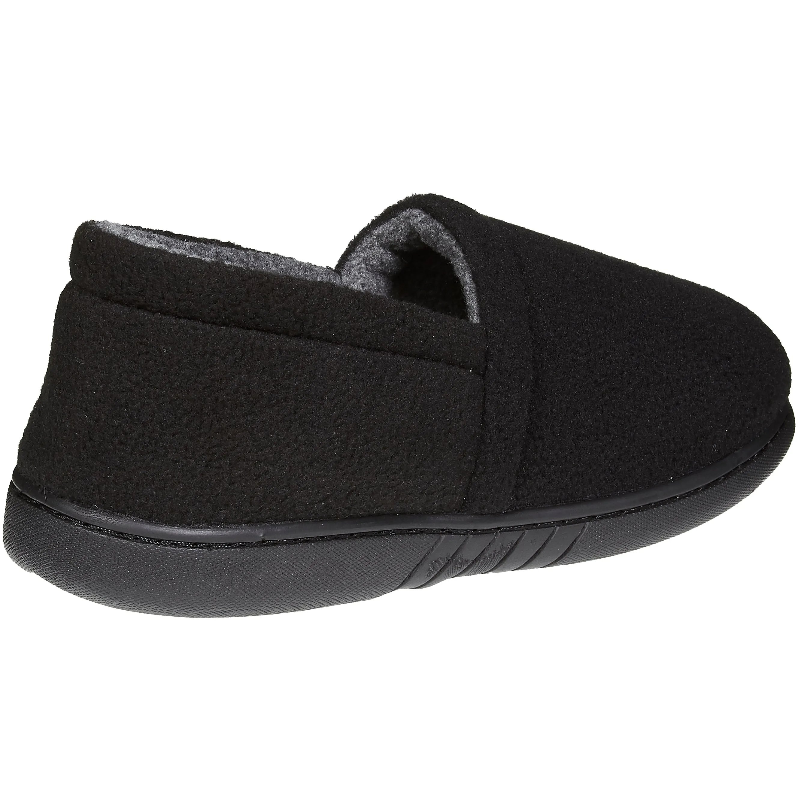 Skysole Kids Boys Fleece A-Line Slippers with Rugged Outsoles
