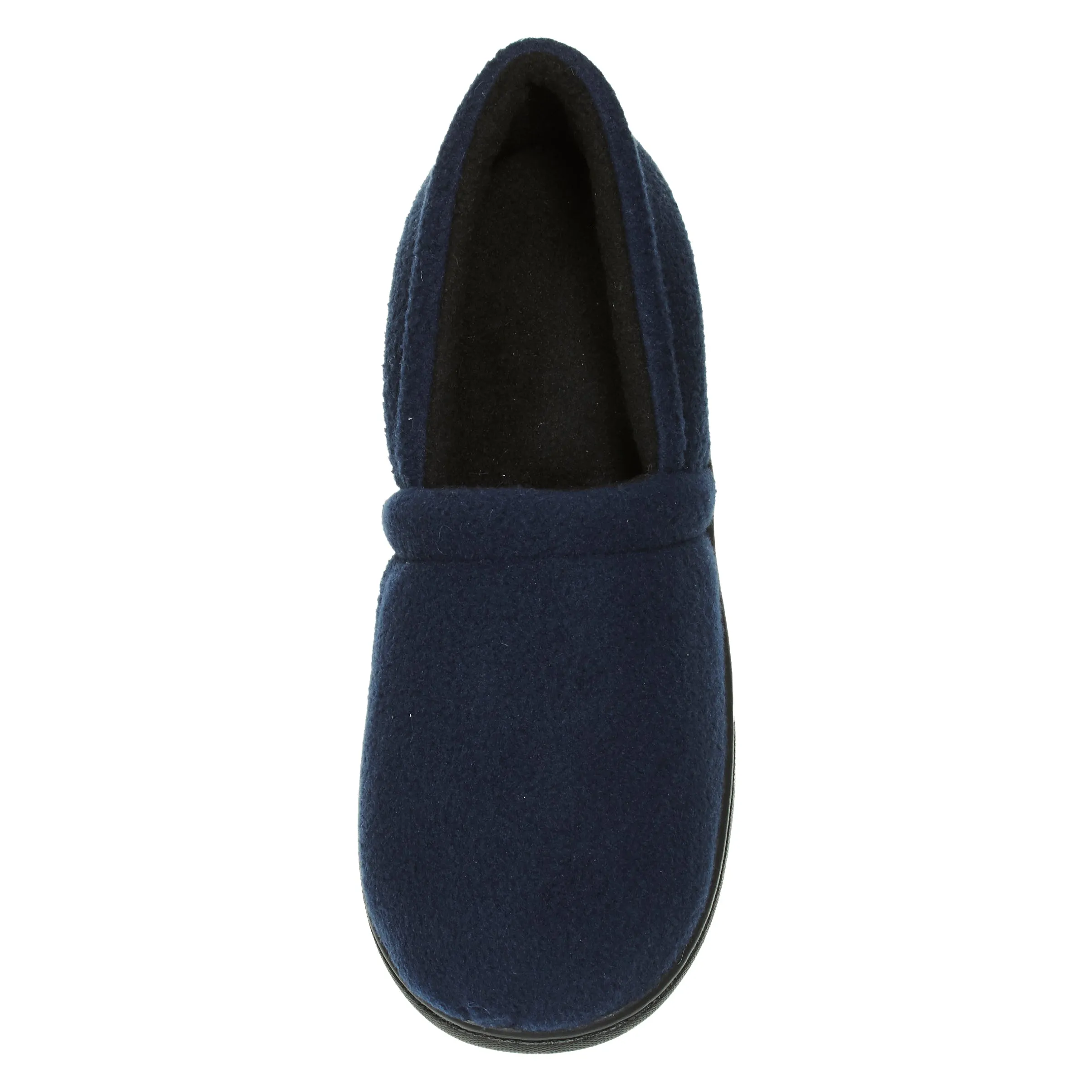 Skysole Kids Boys Fleece A-Line Slippers with Rugged Outsoles