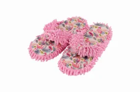 Snoozies Womens Flamingo Girls Day At The Spa Slippers - Size Medium
