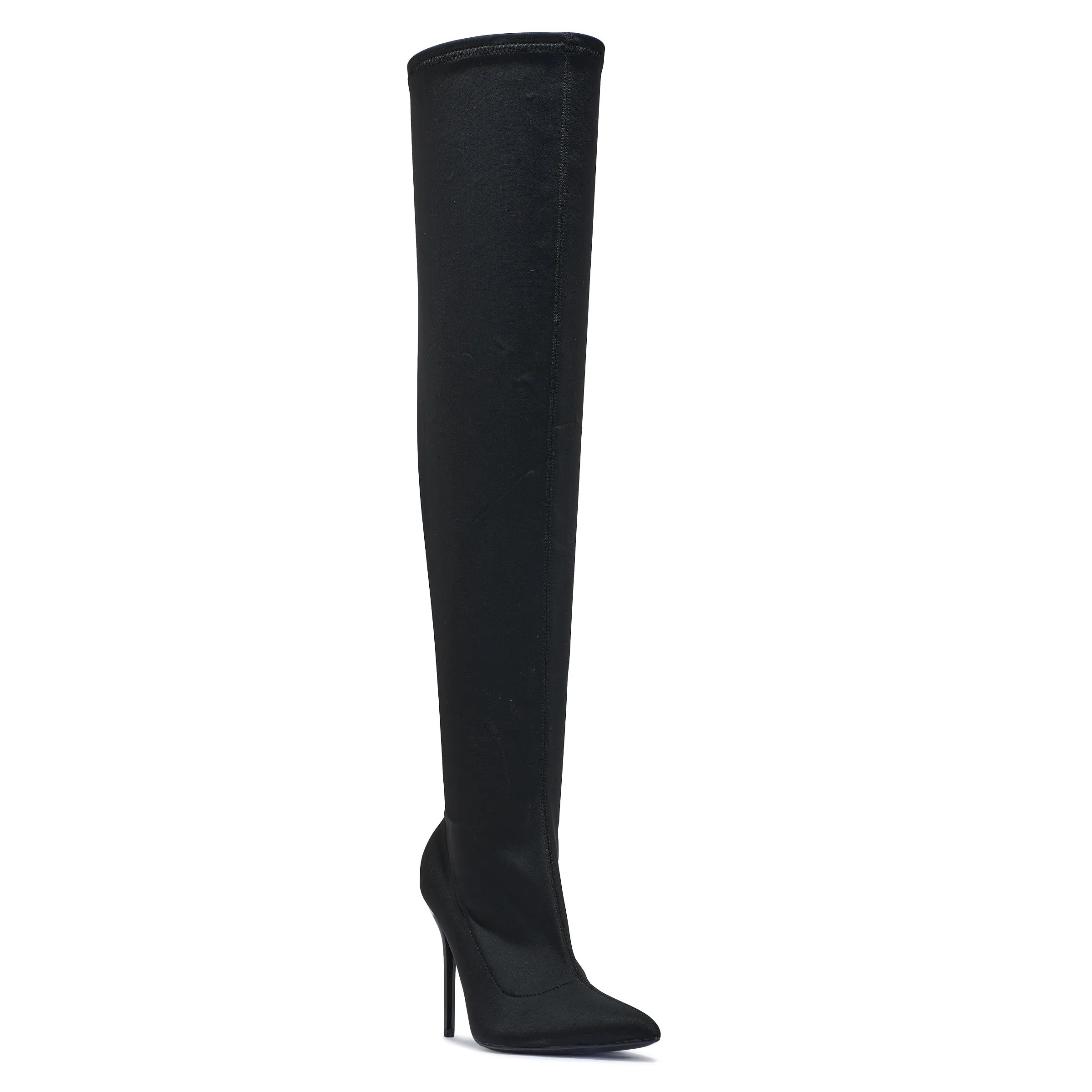 SNOSH44 STILETTO HEEL POINTED TOE OTK BOOT