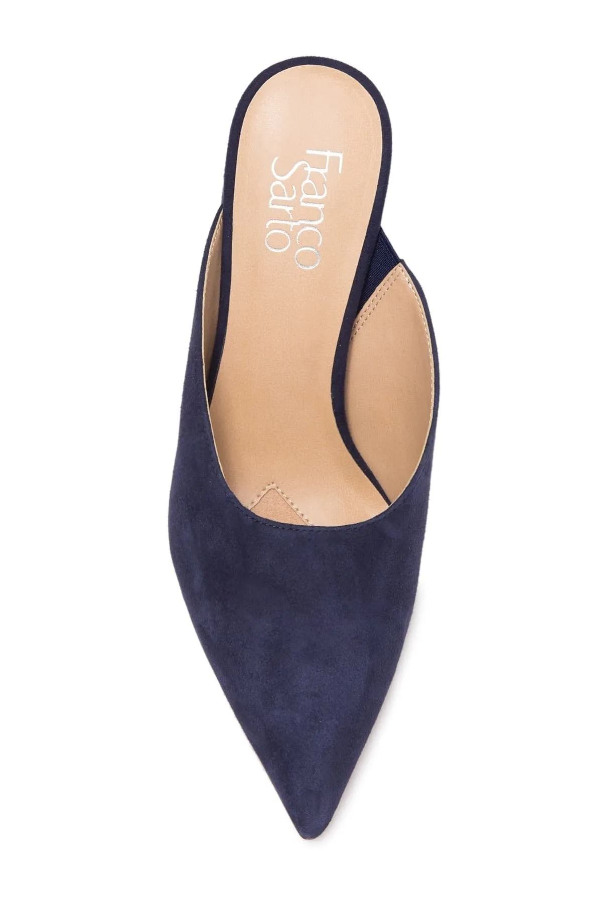 Tamera Midnight Blue Suede Franco Sarto Mule