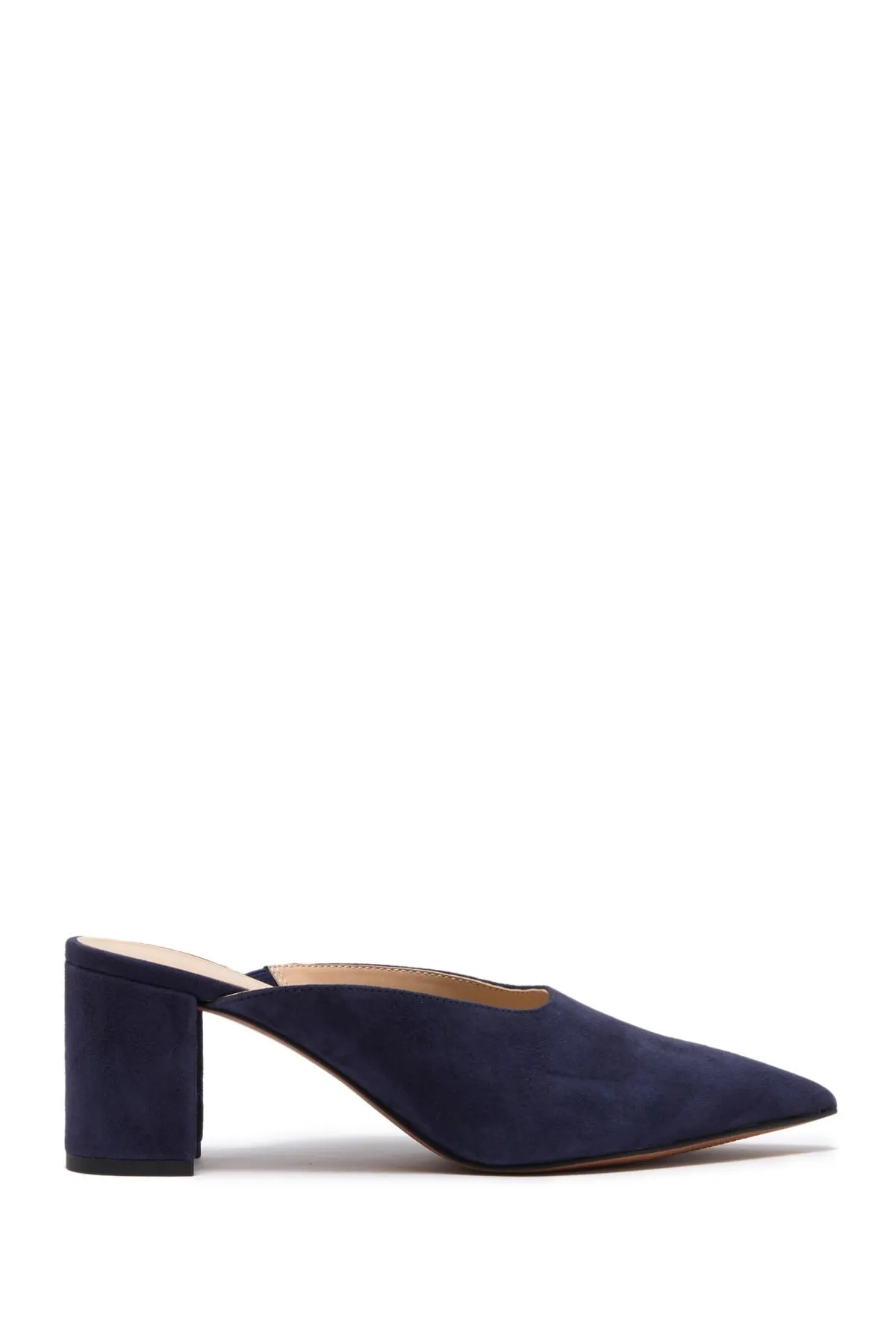 Tamera Midnight Blue Suede Franco Sarto Mule