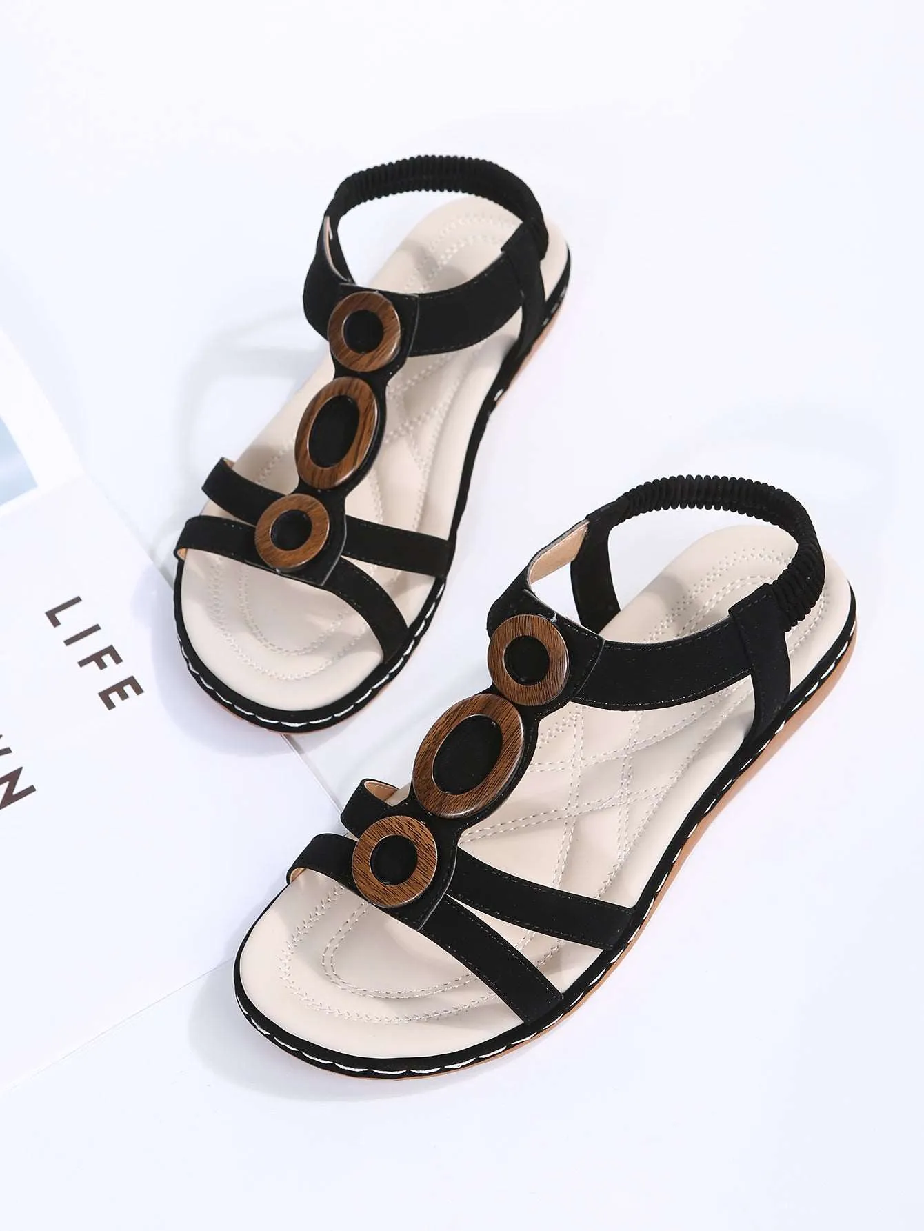 Women’s Bohemian Sandals with Ankle Strap