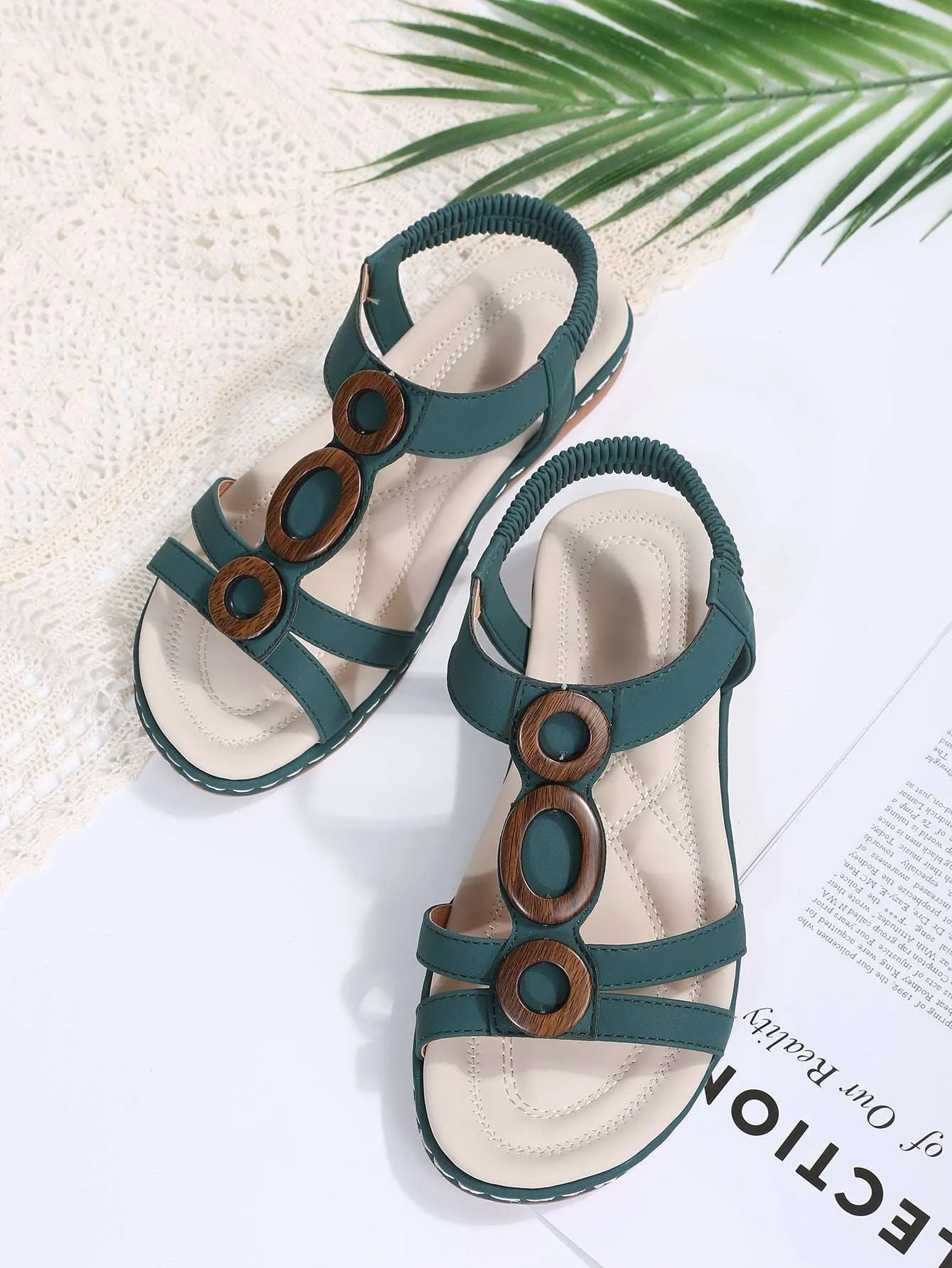 Women’s Bohemian Sandals with Ankle Strap