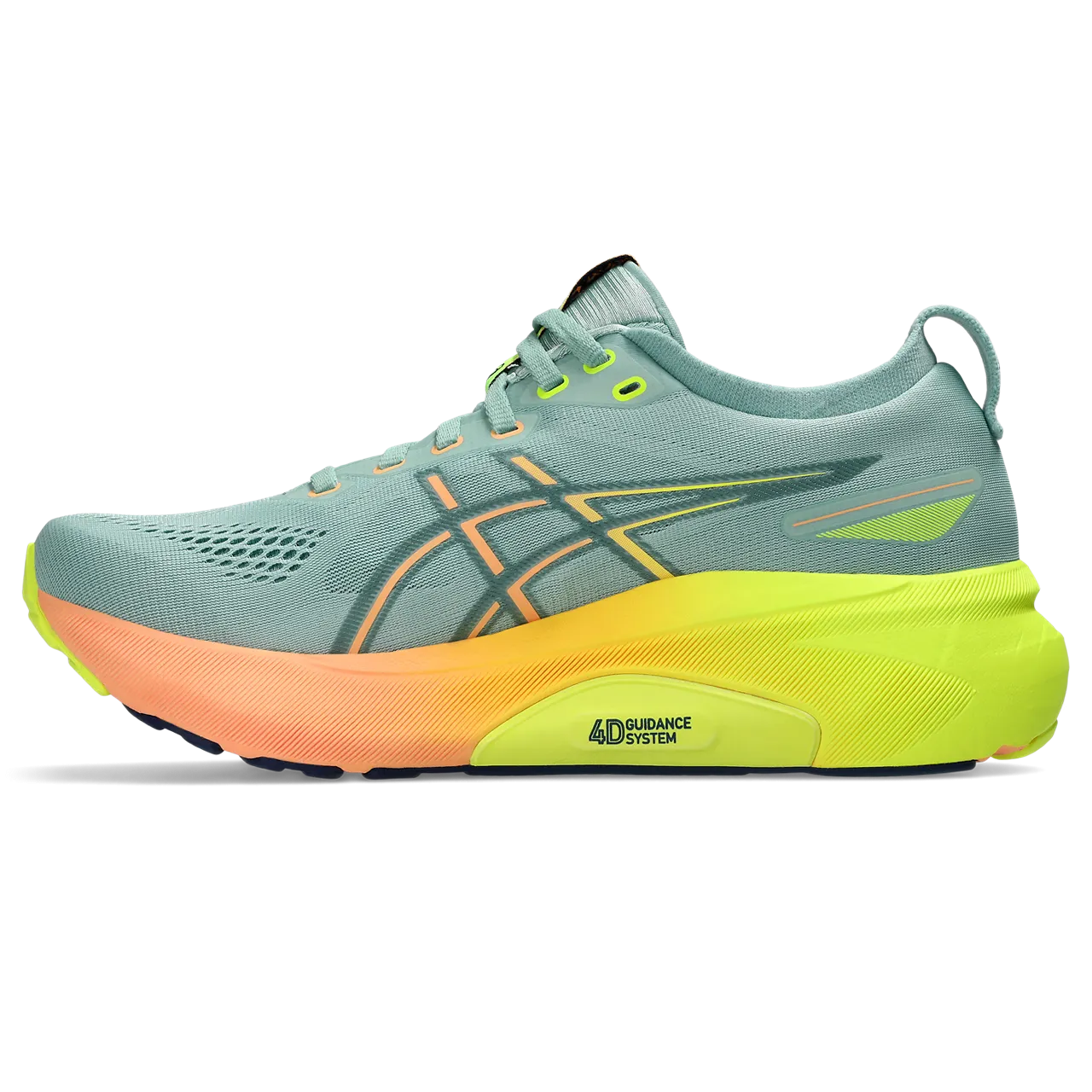 Women's GEL-Kayano 31 Paris (750 - Light Celadon/Safety Yellow)
