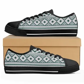 Women's Low Top Canvas Shoes Silverado Southwestern Print