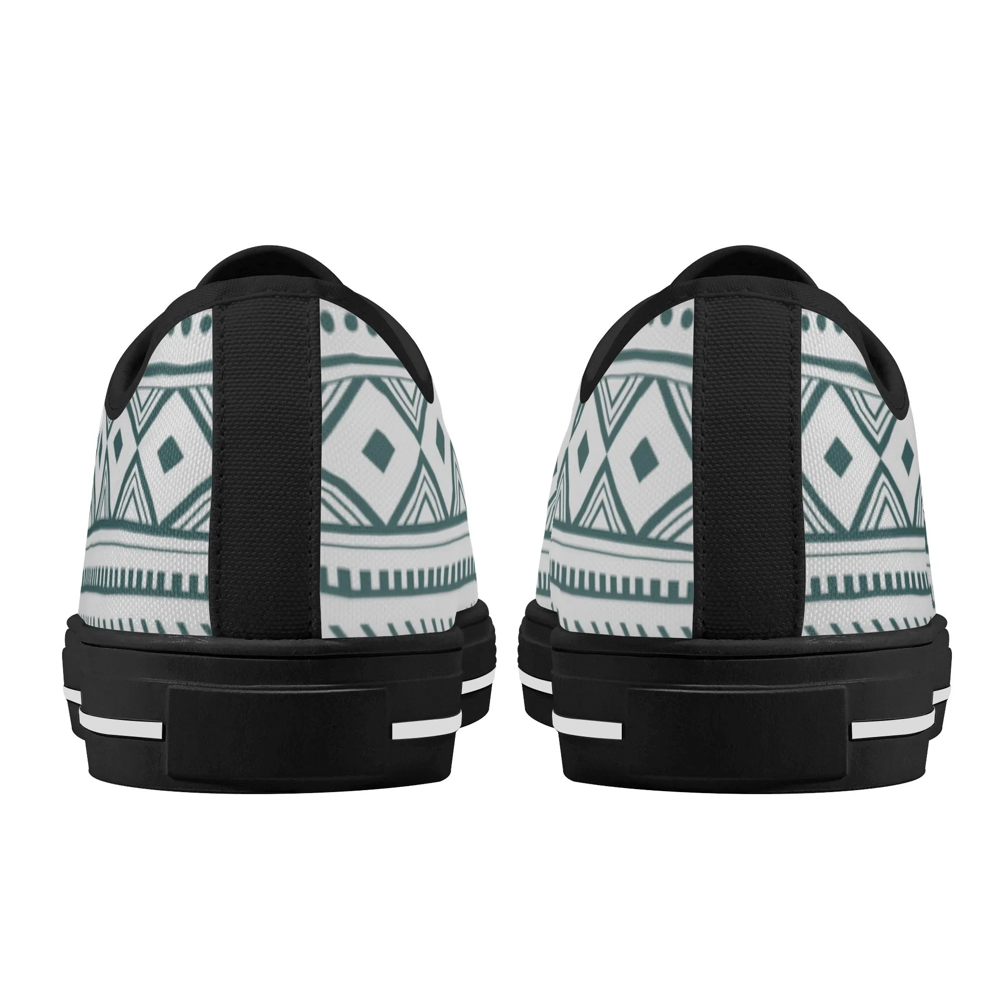 Women's Low Top Canvas Shoes Silverado Southwestern Print