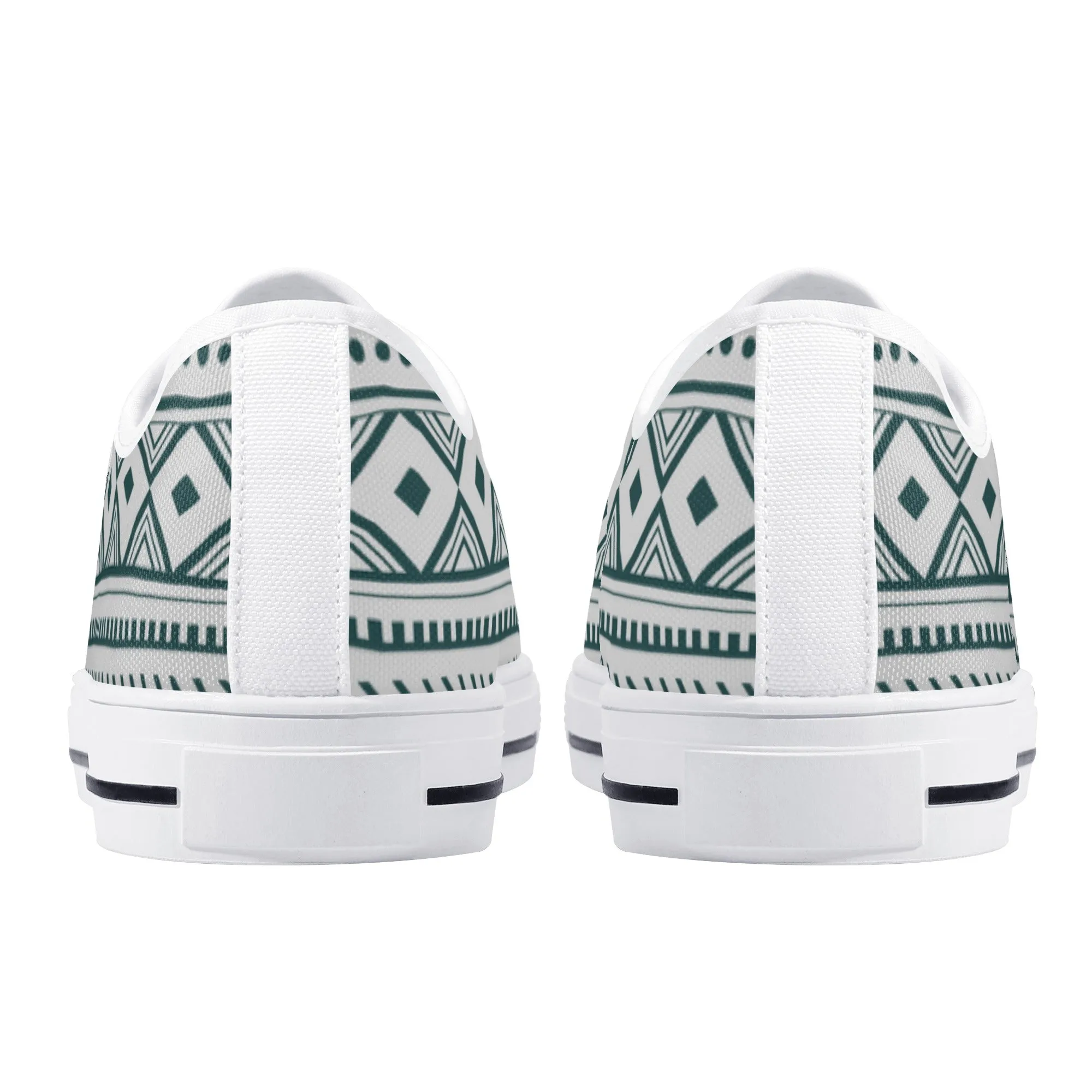 Women's Low Top Canvas Shoes Silverado Southwestern Print